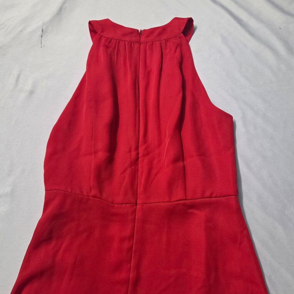 White House BM-Bold & Chic Red Ruffle Blouse–Perfect‎ for Any Occasion SIZE 00P - Picture 2 of 6
